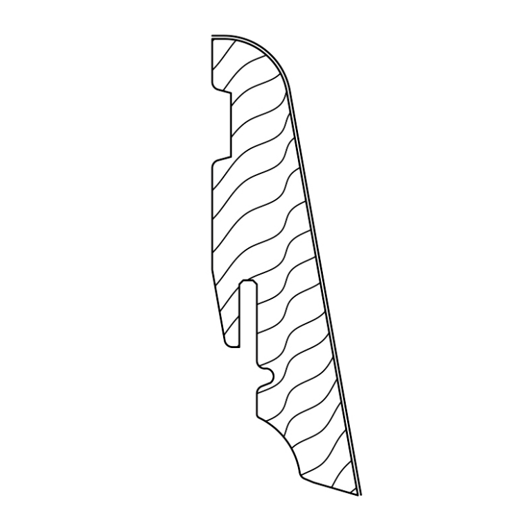 Pilt Põrandaliist Haro VAHER 19 x 58 mm, lakk