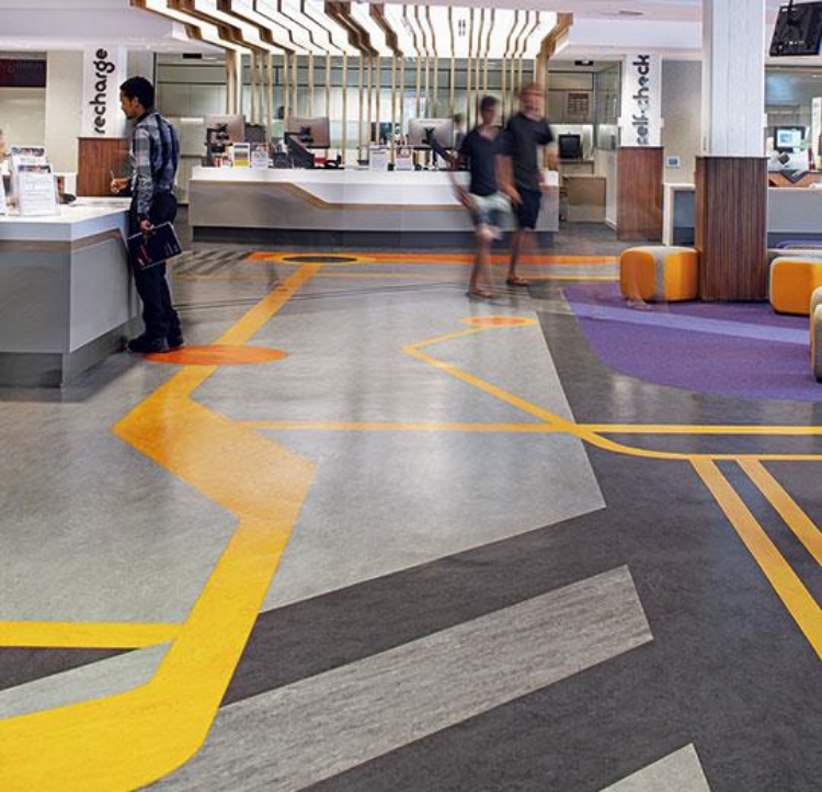 Pilt Marmoleum Real 2.5 serene grey 3146 (A)