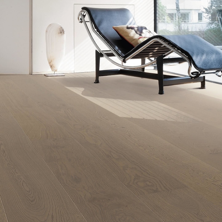 Pilt Parkett HARO 4000 Plank TAMM shell grey Markant 4V naturaLin+