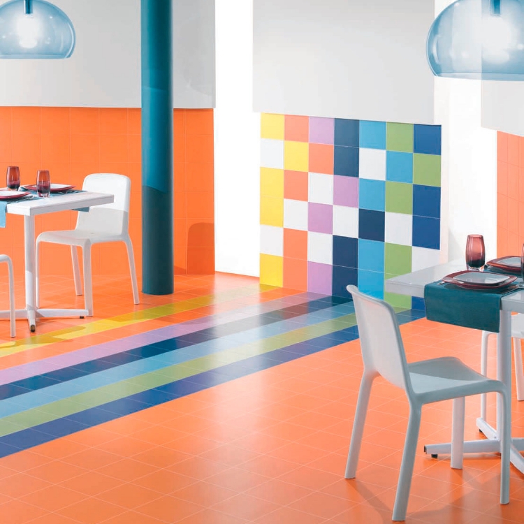 Pilt Põranda- ja seinaplaat Projectos amarelo 20x20