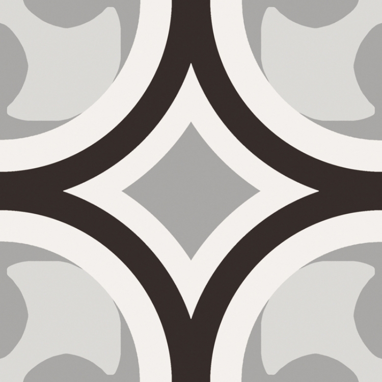 Pilt Põranda- ja seinaplaat Patchwork B&W 01 20x20R