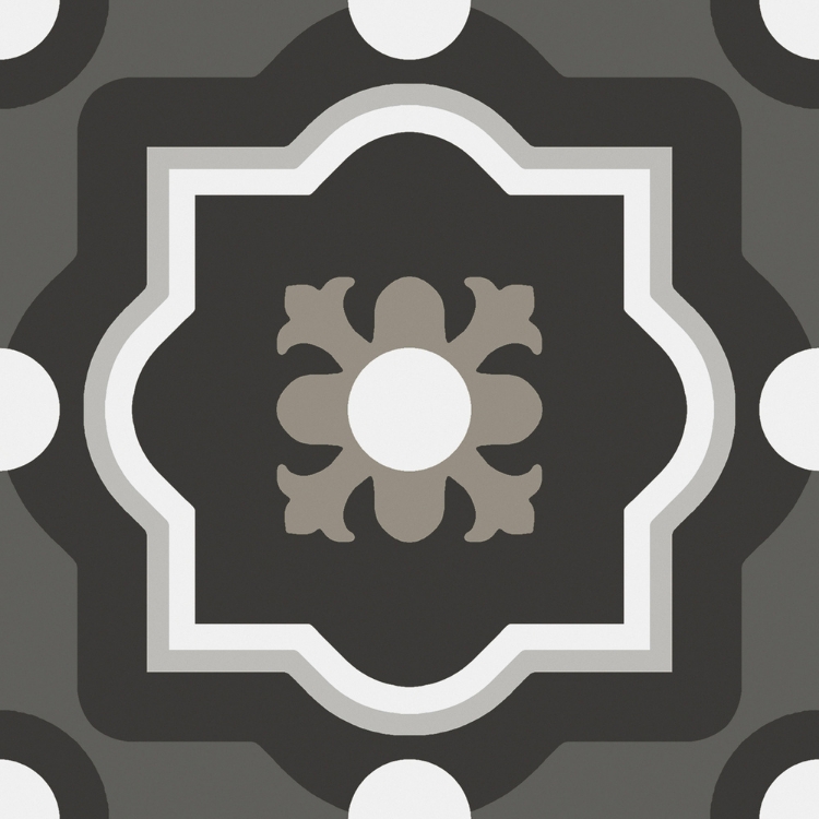 Pilt Põranda- ja seinaplaat Patchwork B&W 04 20x20R