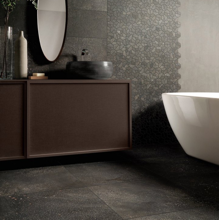 Pilt Põranda- ja seinaplaat I Cocci grafite 60x60R