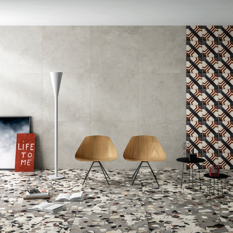 Pilt Põranda- ja seinaplaat I Cocci cenere spaccato 90x90R
