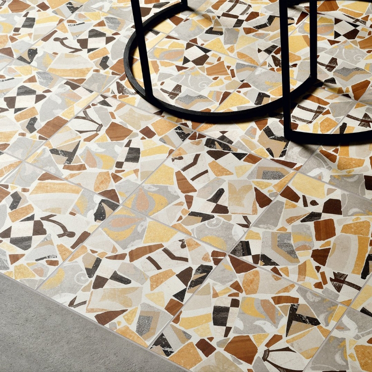 Pilt Põranda- ja seinaplaat Cementine Cocci ocra 20x20R