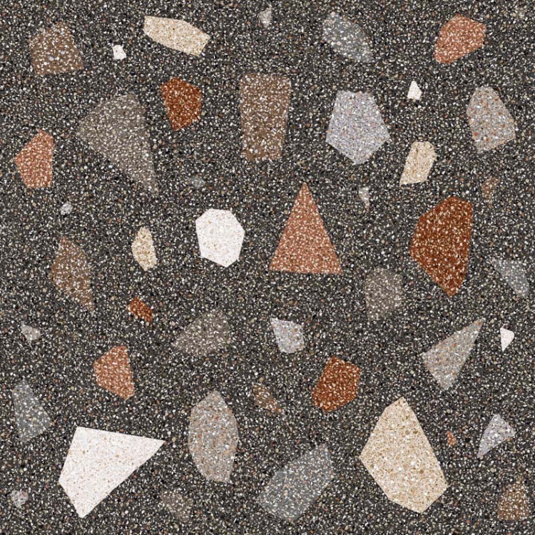 Pilt Põranda- ja seinaplaat NewDeco Palladian dark 90x90R LEV