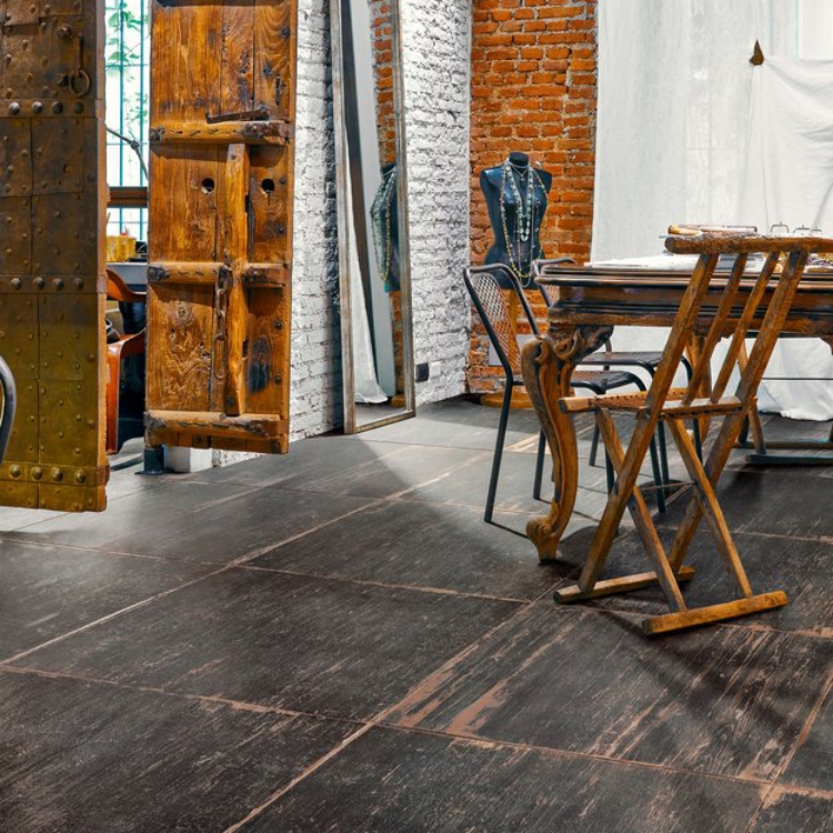 Pilt Põranda- ja seinaplaat BlendArt dark 60x60R