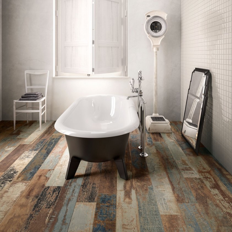 Pilt Põranda- ja seinaplaat Colorart navy 15x120R