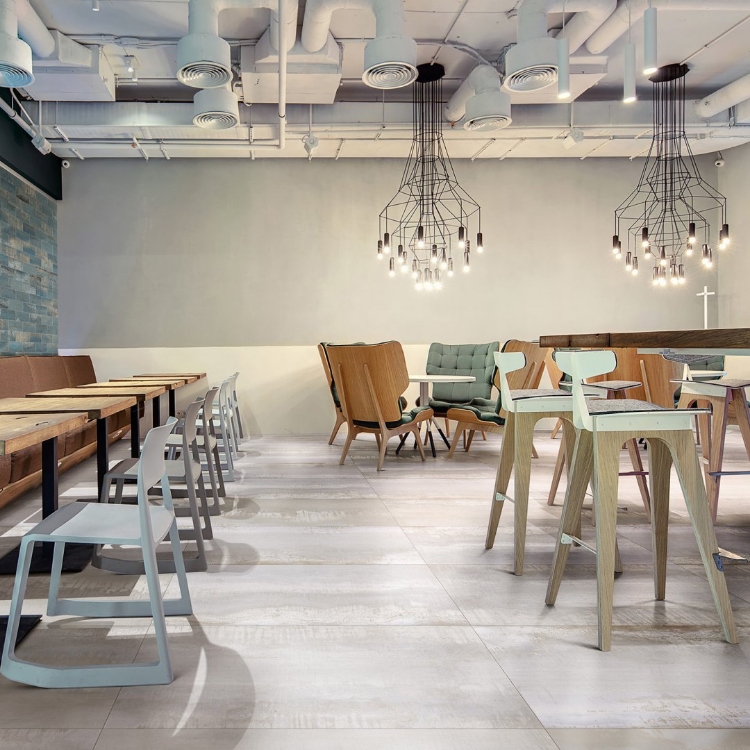 Pilt Põranda- ja seinaplaat Met Arch light silver 60x60R