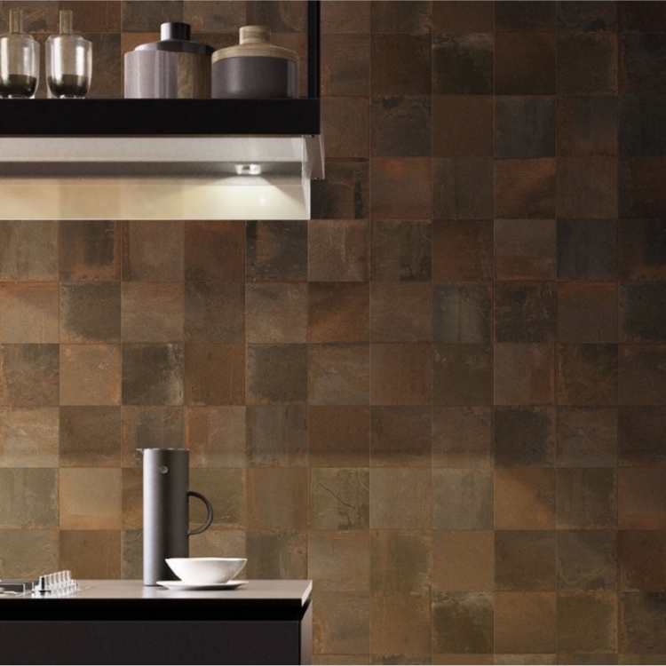 Pilt Põranda- ja seinaplaat Oxidart copper 20x20R