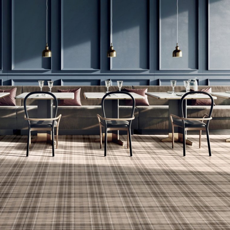 Pilt Põranda- ja seinaplaat TailorArt Tartan dark 60x60R