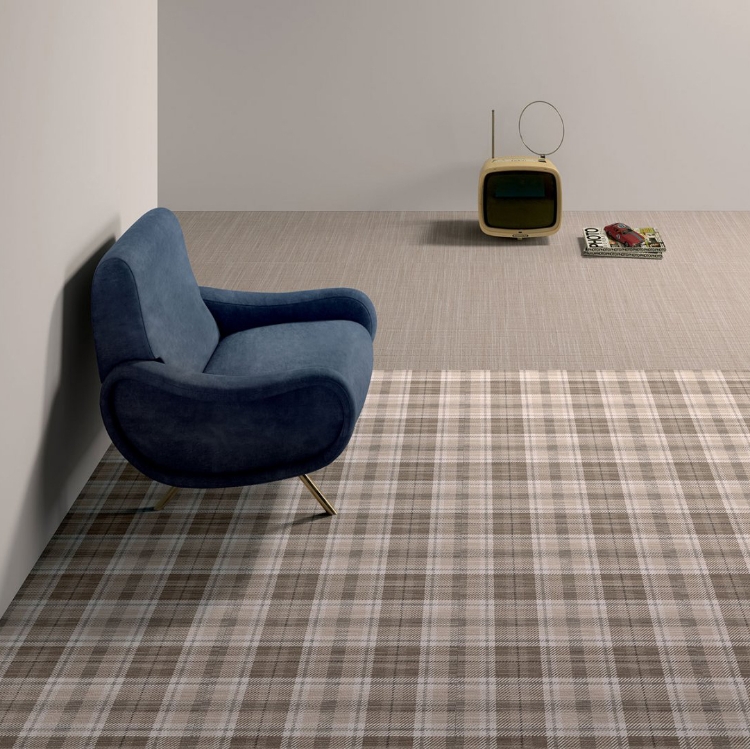 Pilt Põranda- ja seinaplaat TailorArt Tartan dark 60x60R