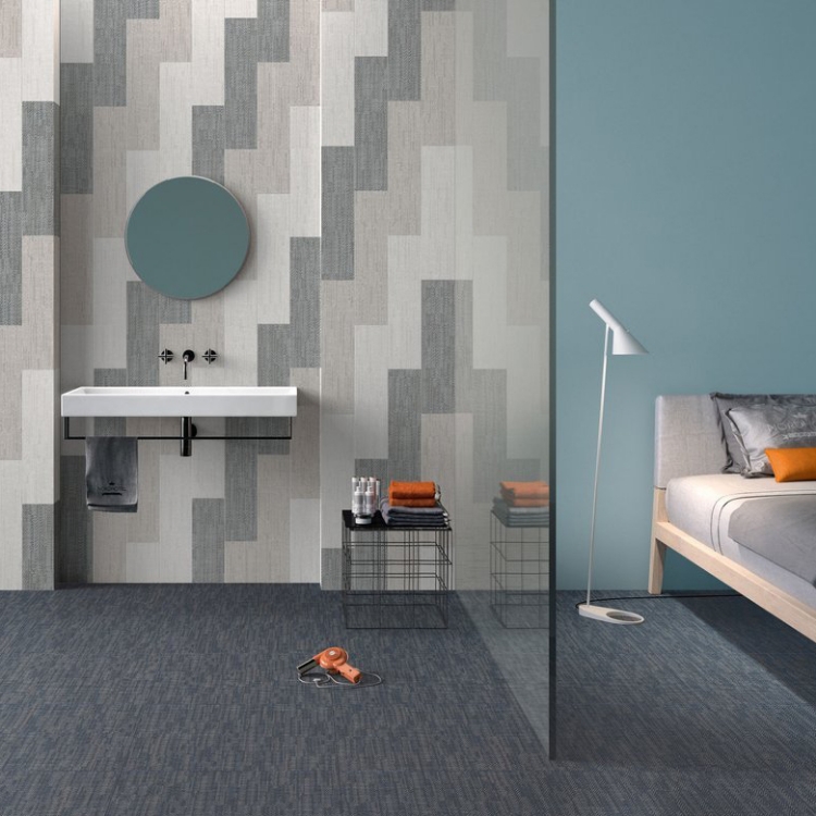 Pilt Põranda- ja seinaplaat DigitalArt denim 60x60R