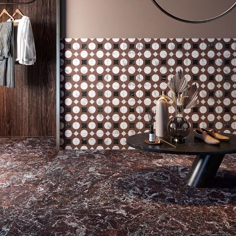 Põranda- ja seinaplaat Marmorea Intensa rosso levanto