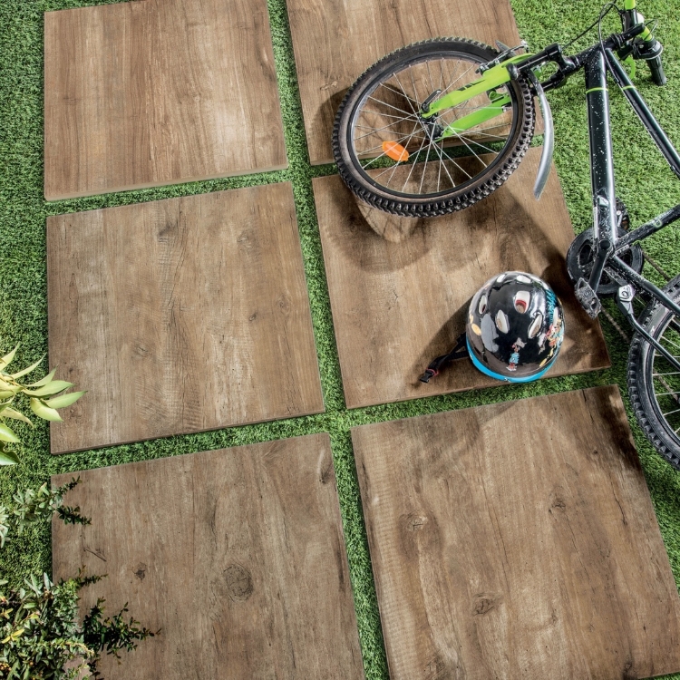 Terrassiplaat Timber noce 60x60R