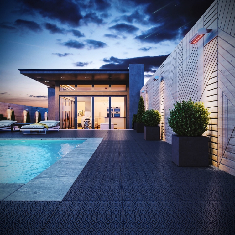 Kärgplaat XL steel blue