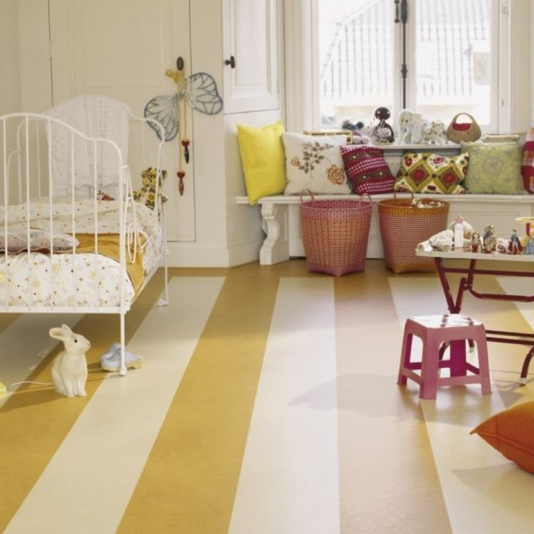 Marmoleum Modular yellow moss t3362