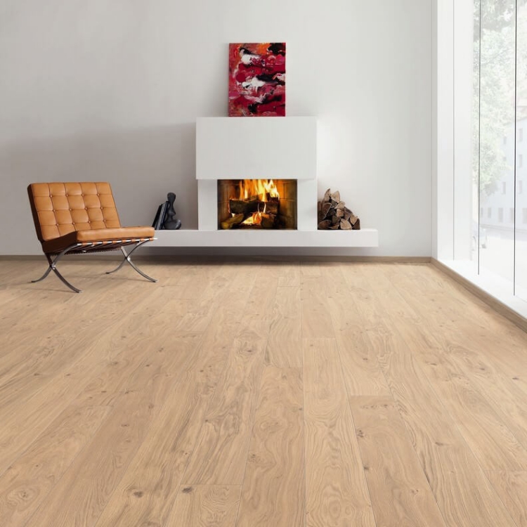 Pilt Parkett HARO 4000 Plank TAMM puro white Markant naturaLin+ 4V