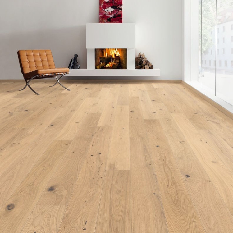 Pilt Parkett HARO 4000 Plank TAMM Sauvage light white 2V permaDur