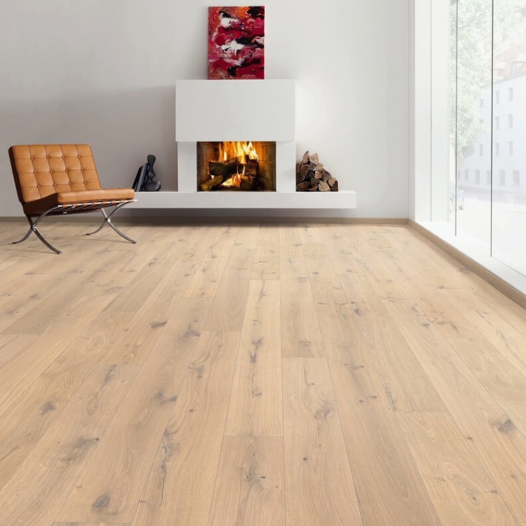 Pilt Parkett HARO 4000 Plank TAMM puro white Sauvage 4V naturaLin+