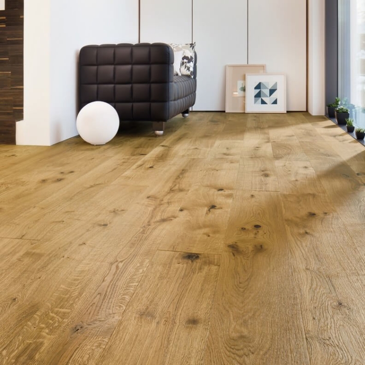 Pilt Parkett HARO 4000 Plank TAMM Sauvage retro brushed 4V naturaLin+