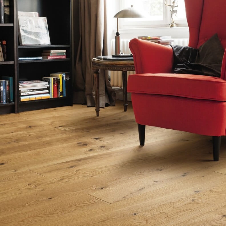 Pilt Parkett HARO 4000 Plank TAMM Sauvage retro brushed 4V naturaLin+