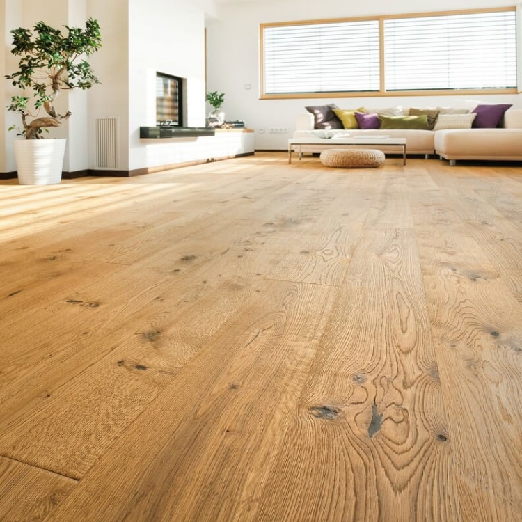 Pilt Parkett HARO 4000 Plank TAMM Sauvage retro brushed 4V naturaLin+