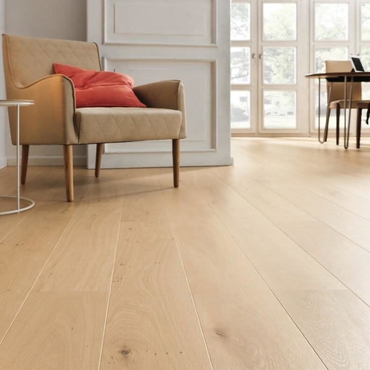 Pilt Parkett HARO 4000 Plank TAMM light white Markant 2V permaDur