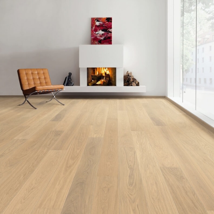 Pilt Parkett HARO 4000 Plank TAMM puro white Exklusiv 4V naturaLin+