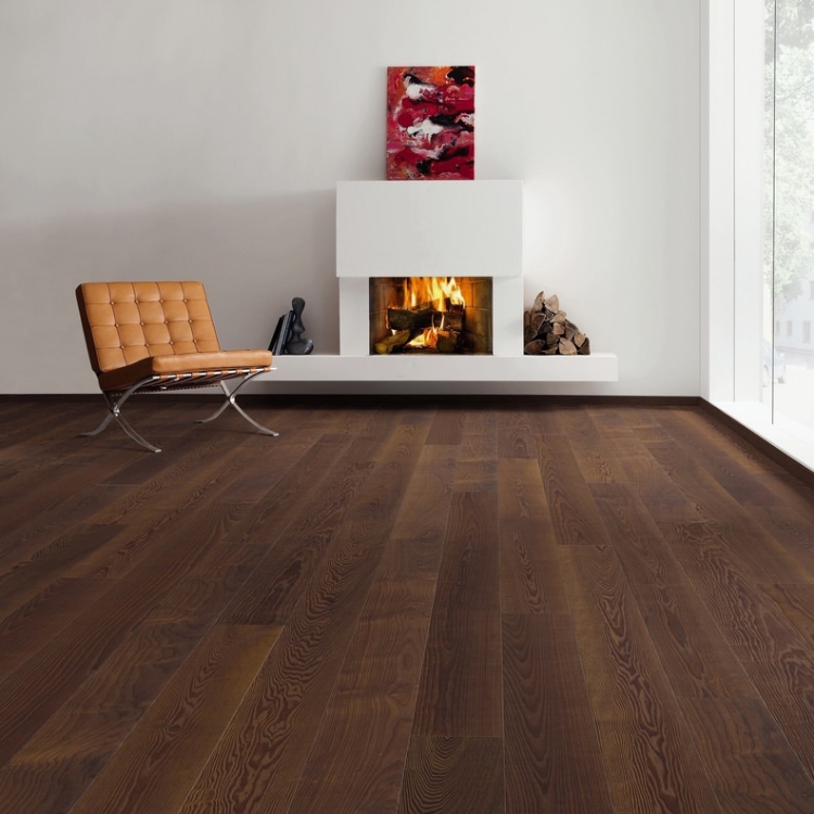 Pilt Parkett HARO 4000 Plank SAAR thermo Mezzo 4V naturaLin+