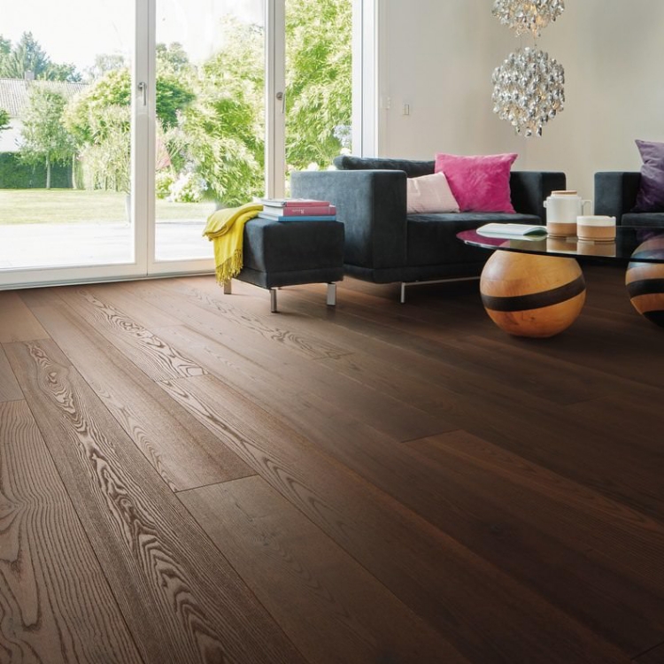 Pilt Parkett HARO 4000 Plank SAAR thermo Mezzo 4V naturaLin+