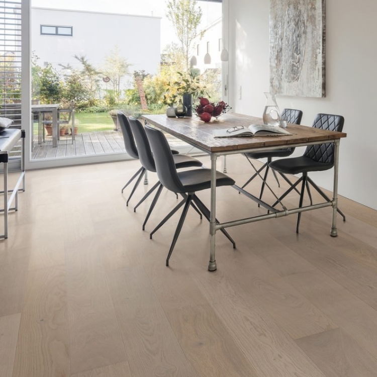 Pilt Parkett HARO 4000 TAMM crystal white Markant 4V naturaLin+