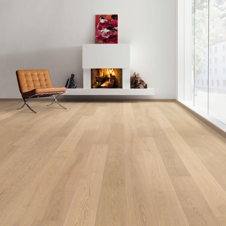 Pilt Parkett HARO 4000 TAMM puro white Markant 2V permaDur