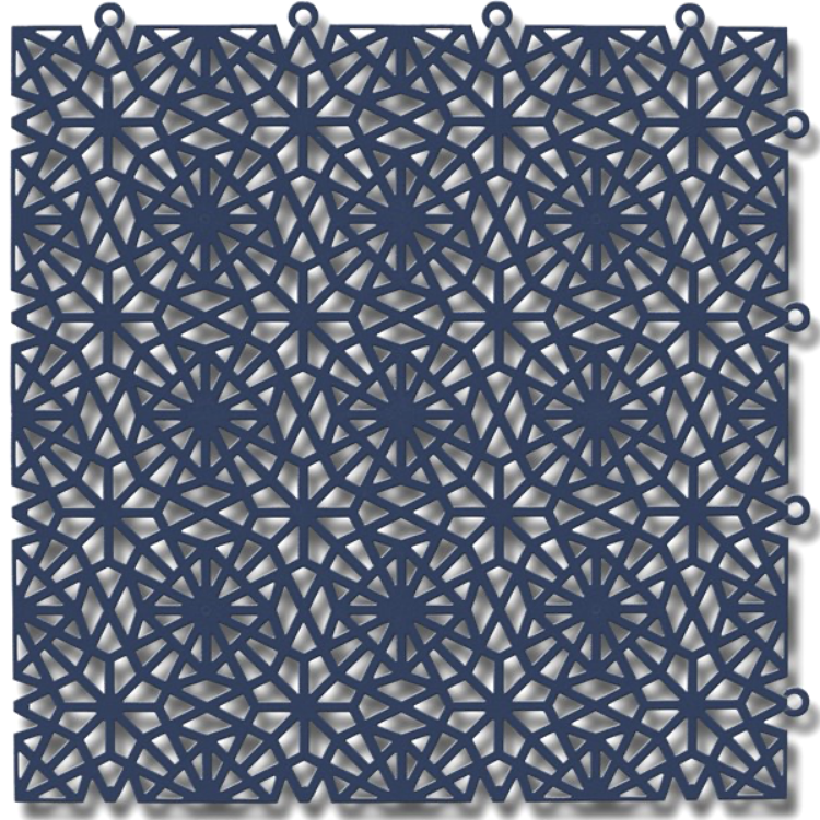 Pilt Kärgplaat Royal steel blue 30x30 cm 